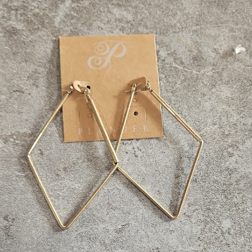 Plunder Gold Geometric Earrings